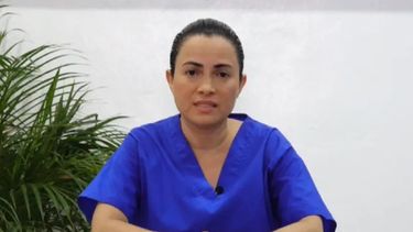 Angélica Patricia Chavarría Altamirano, la pareja sentimental del fallecido exjefe del Ejército de Nicaragua, Humberto Ortega.