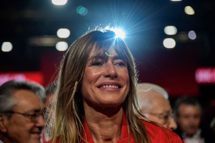 Begoña Gómez, la esposa del presidente del Gobierno español, Pedro Sánchez.