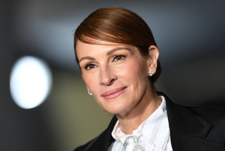 La actriz estadounidense Julia Roberts llega a la 2da Gala Anual del Museo de la Academia en el Museo de la Academia de Cine de Los Ángeles, el 15 de octubre de 2022.&nbsp; &nbsp;