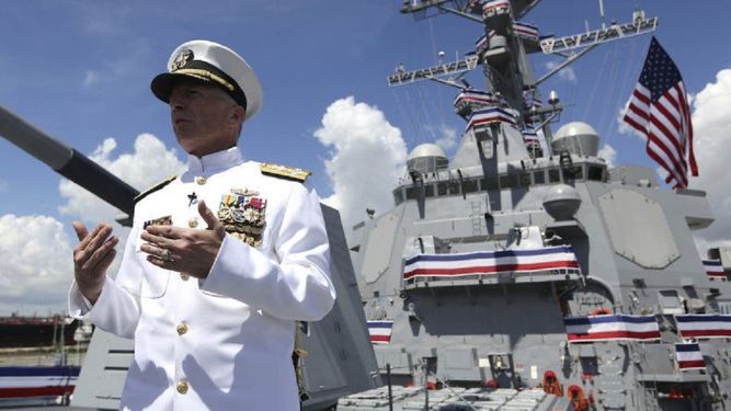 El almirante de la Armada Craig Faller, jefe del Comando Sur de Estados Unidos.&nbsp;
