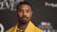 El actor Michael B. Jordan llega al estreno mundial de Black Panther: Wakanda Forever el 26 de octubre de 2022.