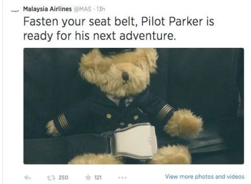 El polémico tuit de Malaysia Airlines. (Foto de archivo)