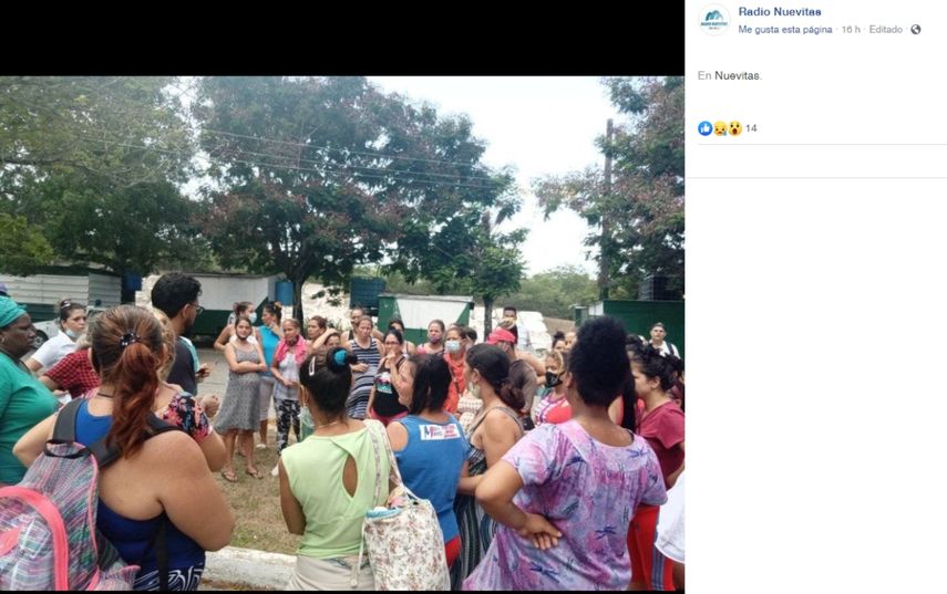 Captura de pantalla de las imágenes difundidas por Radio Nuevitas en Facebook.&nbsp;