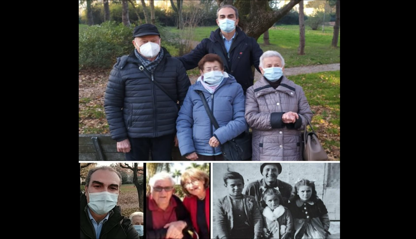 Bruno, Mafalda y Giuliana Naldi, que tenían entonces 7, 6 y 3 años , rememoraron ese día con Adler, quien desde entonces no lo olvida.