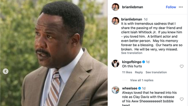 Isiah Whitlock, actor de The Wire