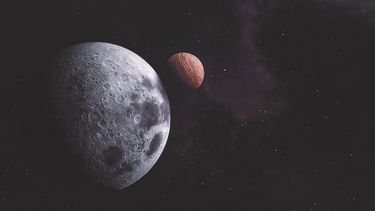 Imagen de la Luna tomada por satélite de la NASA.&nbsp;