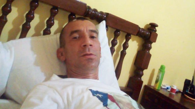 El disidente cubano Ram&oacute;n Arbol&aacute;ez, varado en M&eacute;xico.&nbsp;