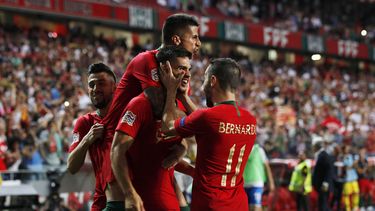 André Silva, quien usó el dorsal número 7, fue el autor del único tanto del encuentro.