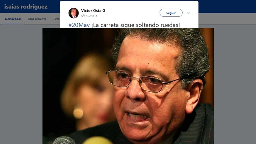 Isaías Rodríguez, exembajador de Venezuela en Italia&nbsp;