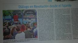 El diario oficialista Juventud Rebelde publicó un artículo, en medio de una ofensiva propagandística, donde subraya el apoyo de las organizaciones de masas y estudiantes en la la Universidad de Ciencias de la Cultura Física y el Deporte Manuel Fajardo, en La Habana.