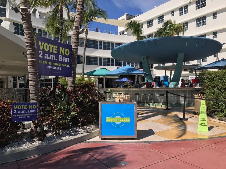 En Ocean Drive se votaba para restringir la venta de alcohol desde las 2:00 am, pero la mayoría dijo no a la ordenanza.