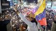 María Corina Machado, líder opositora de Venezuela, promueve la candidatura de Edmundo González desde la ciudad andina de San Cristóbal&nbsp;