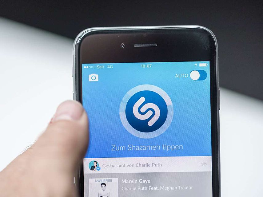 La app que permite reconocer e identificar canciones.&nbsp;
