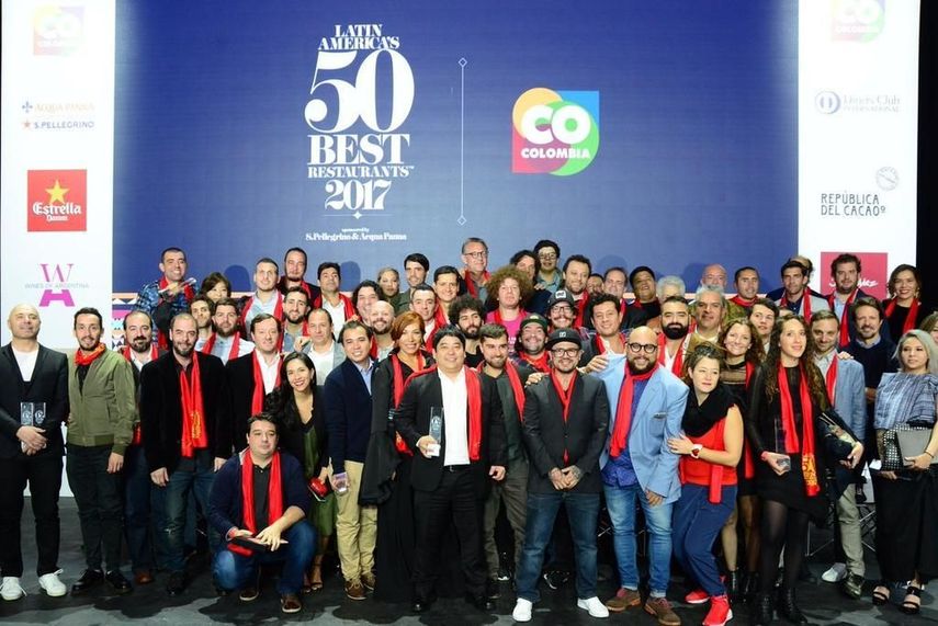 La foto de los chefs de los 50 Mejores Restaurantes de Latinoamérica.&nbsp;