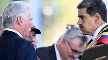 Miguel Díaz-Canel, dictador de Cuba; Daniel Ortega, dictador de Nicaragua y Nicolás Maduro, dictador de Venezuela. 