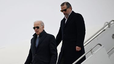 El presidente de Estados Unidos Joe Biden y su hijo, Hunter Biden.