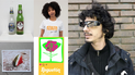 El artista visual Julio Llópiz-Casal junto a varios de sus diseños. El artista visual Julio Llópiz-Casal junto a varios de sus diseños.