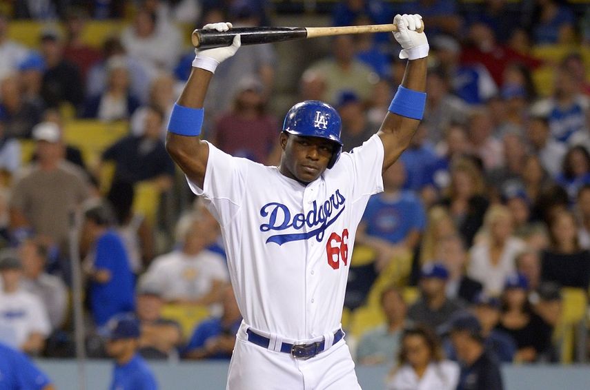 Yasiel Puig ha tenido un accionar bastante discreto desde la campaña de 2015. (ARCHIVO)