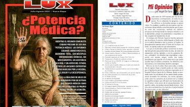 Portada de la revista Lux, editada por Ángel de Fana.&nbsp;