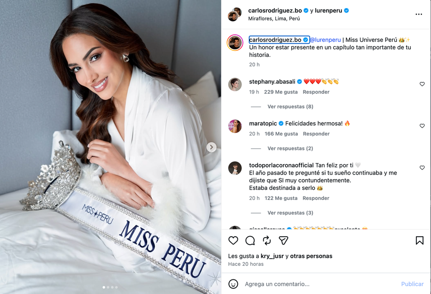 Luren Márquez, Miss Perú 2026