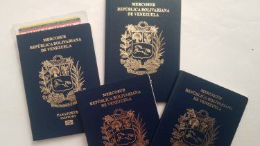 Imagen referencial del pasaporte venezolano.