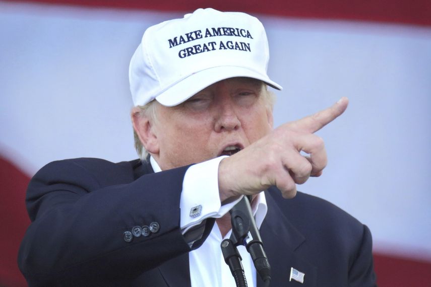 Donald Trump, candidato a la presidencia de los EEUU .