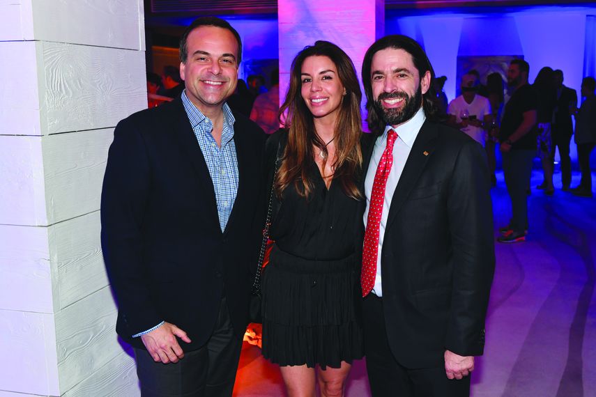 Jorge Plasencia, Vale Brieva y Frank Unanue.