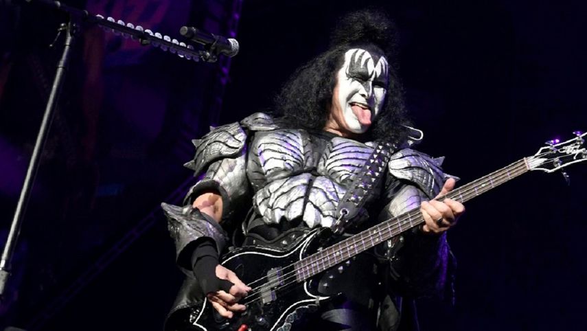 El bajista y vocalista de KISS, Gene Simmons.