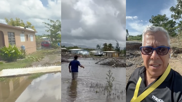 Un equipo de Mega TV visita las zonas afectadas por el huracán Fiona tras su paso por Puerto Rico. 
