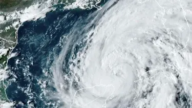 Imagen referencial del huracán Helene.