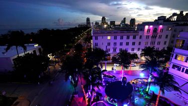 Un área de Miami Beach, Florida.