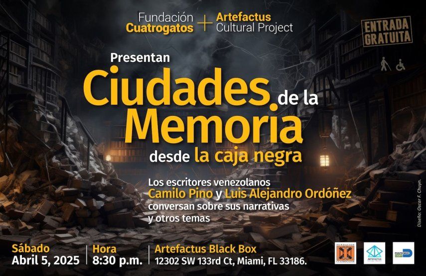 Presentan en Miami diálogo de escritores venezolanos en el exilio.