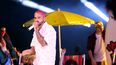 La estrella colombiana de reguetón Maluma.