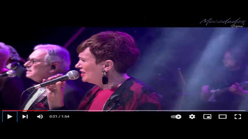 Ana Bejerano, cantante del grupo Mocedades.