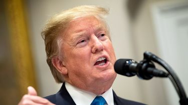 El presidente de los Estados Unidos, Donald Trump. 