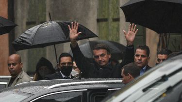 El presidente de Brasil, Jair Bolsonaro , en Italia.&nbsp;