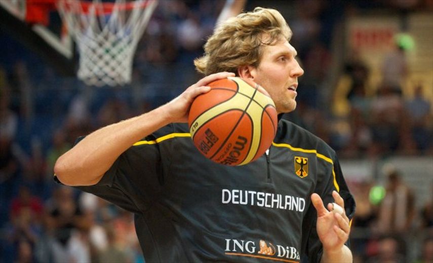 Nowitzki es el máximo anotador de la selección alemana con 3.045 puntos. (ARCHIVO)