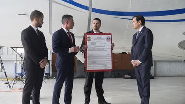 Estados Unidos confiscó el jueves un segundo avión perteneciente al régimen de Venezuela en menos de un año durante una visita a la República Dominicana del Secretario de Estado Marco Rubio.