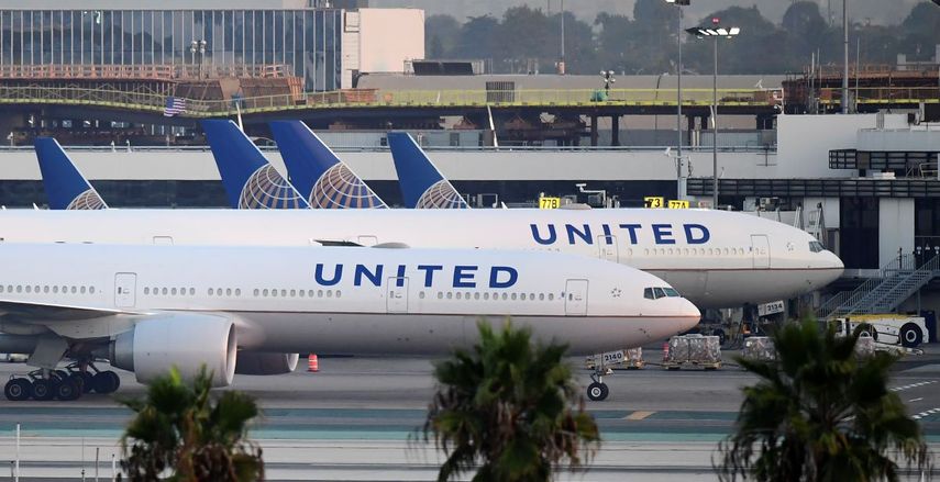 Aviones de la aerolínea estadounidense United, que anunció su reapertura de vuelos a Tel Aviv en los próximos días.