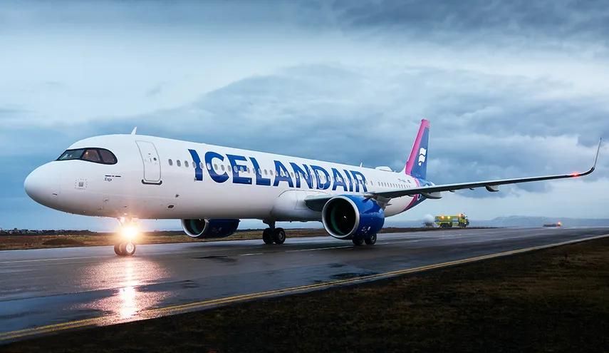 Icelandair, avion A320 Neo. Icelandair, avion A320 Neo.