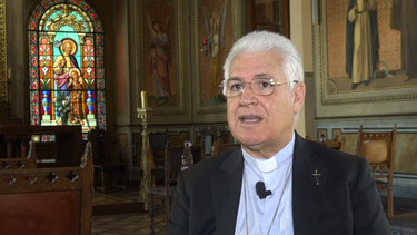 Monseñor Alberto Lorenzelli, sacerdote de la orden de los salesianos, enviado por el papa Francisco a Santiago de Chile como obispo auxiliar en julio de 2019.