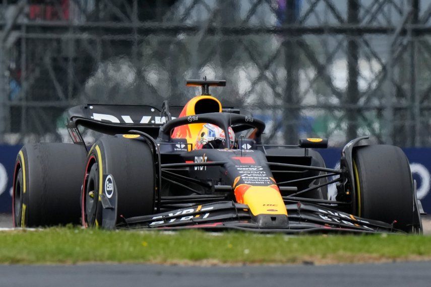 Max Verstappen de Red Bull durante el Gran Premio Británico de la Fórmula 1 en el circuito de Silverstone, el domingo 9 de julio de 2023.&nbsp;