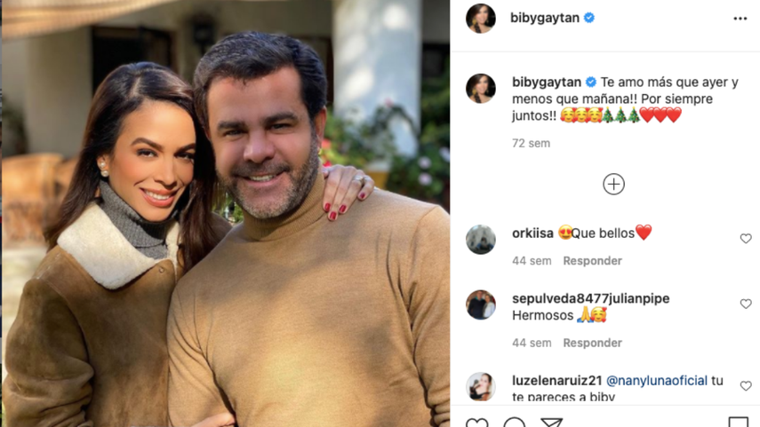 Eduardo Capetillo y Biby Gaytán.