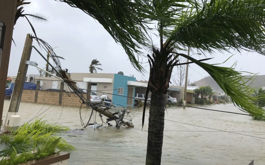 Durante el paso de Irma 3.4 millones de habitantes de Puerto Rico se quedaron sin luz.
