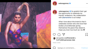 Selena Gómez.