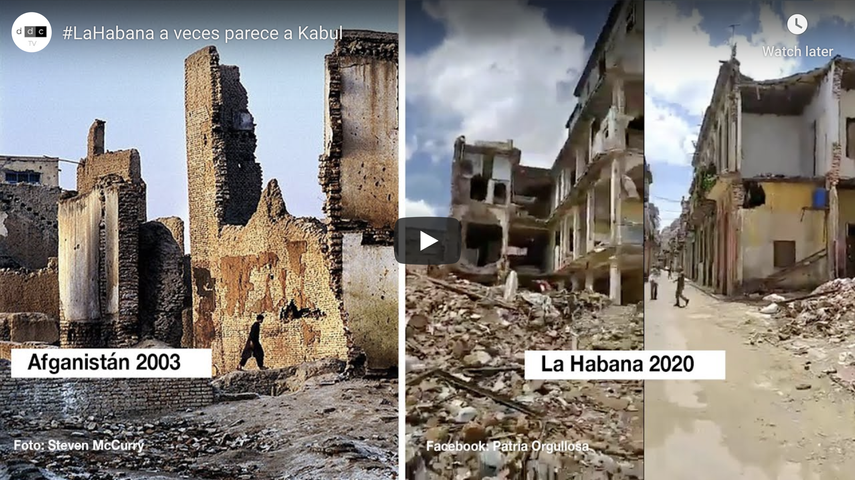 Un cubano que visit&oacute; el barrio de su infancia compar&oacute; a La Habana con la bombardeada Kabul, en Afganist&aacute;n.&nbsp;