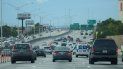 Vista parcial de la autopista I-95, en Miami.