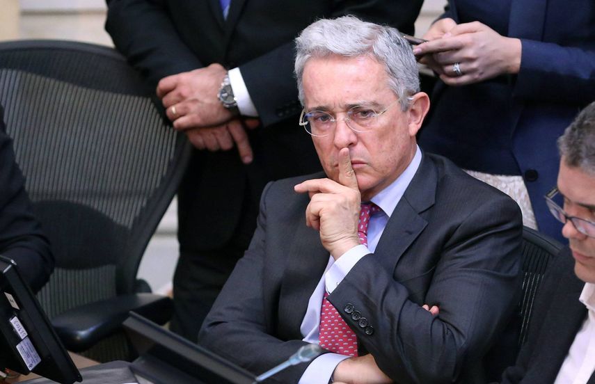 El expresidente colombiano Álvaro Uribe