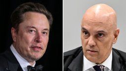 El empresario Elon Musk y el juez brasileño Alexandre de Moraes.