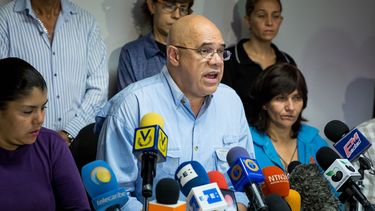 El secretario ejecutivo de la alianza opositora Mesa de Unidad Democrática (MUD), Jesús Torrealba.